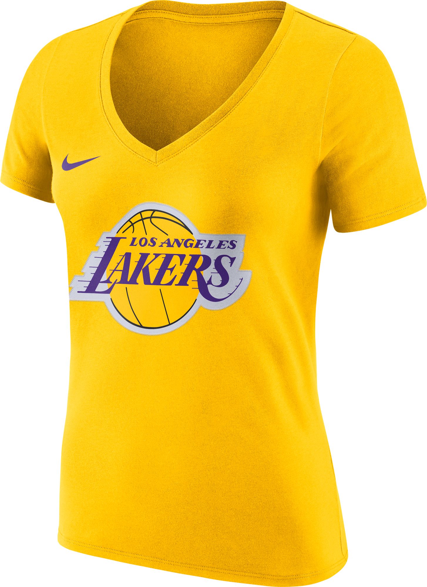 Los Angeles Lakers Nike Block Graphic T-Shirt - White - Mens