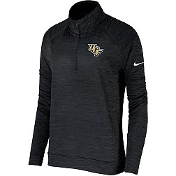 Nike Women's UCF Knights Pacer Quarter-Zip Black Shirt