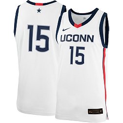 breakingt UConn Huskies Grey College Basketball Swish T-Shirt, Men's, Small, Gray