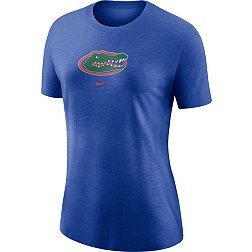 Nike Women's Florida Gators Blue Logo Crew T-Shirt