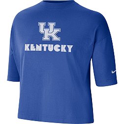 Nike Women's Kentucky Wildcats Blue Dri-FIT Cropped T-Shirt