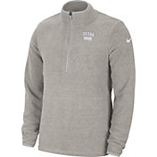 Nike Women's Texas Longhorns Grey Half-Zip Fleece Jacket