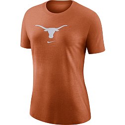 Nike Women's Texas Longhorns Burnt Orange Logo Crew T-Shirt