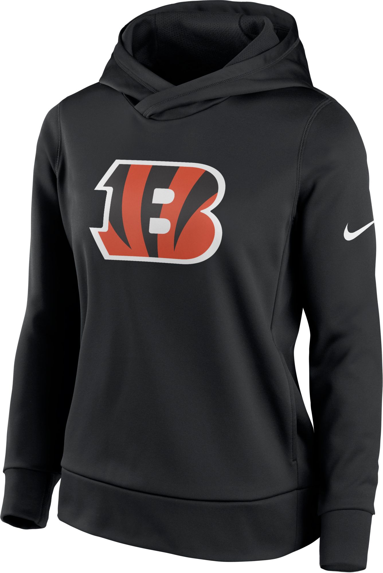 Nike Women's Team (NFL Cincinnati Bengals) Pullover Hoodie in Grey, Size: Small | NKZE07F9A-06G