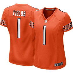 Nike Women's Chicago Bears Justin Fields #1 Alternate Orange Game Jersey