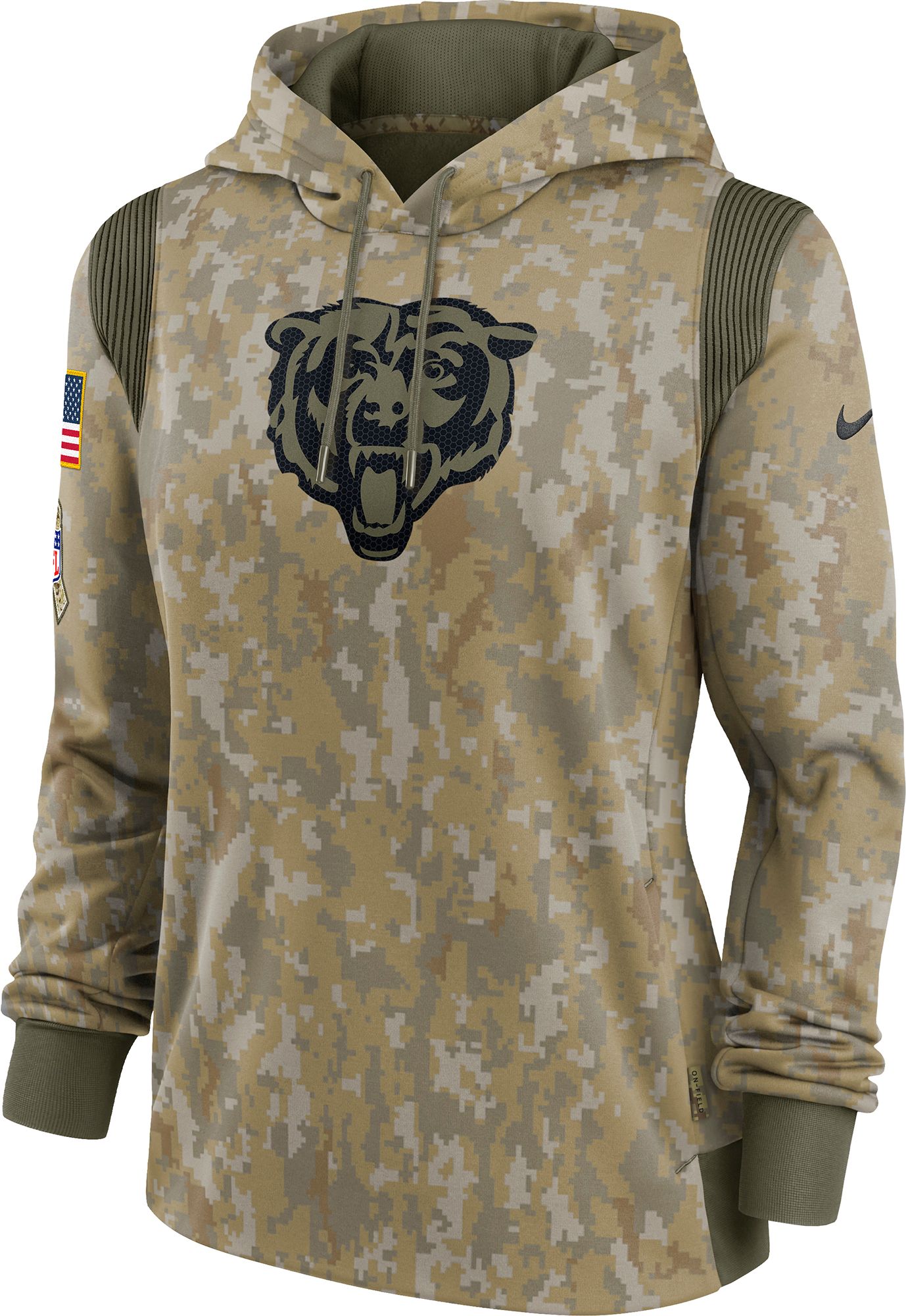 Men's salute to service cheap bears hoodie