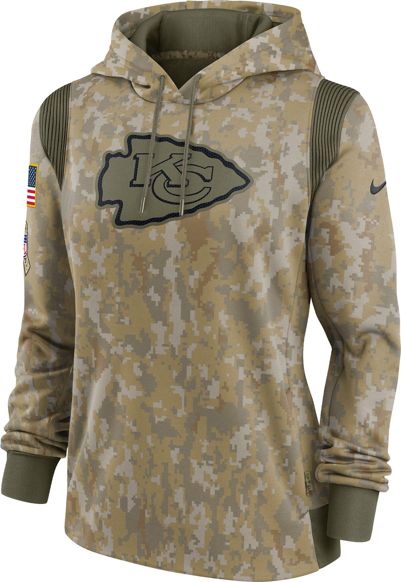 Nike / Women's Kansas City Chiefs Salute to Service Camouflage Hoodie