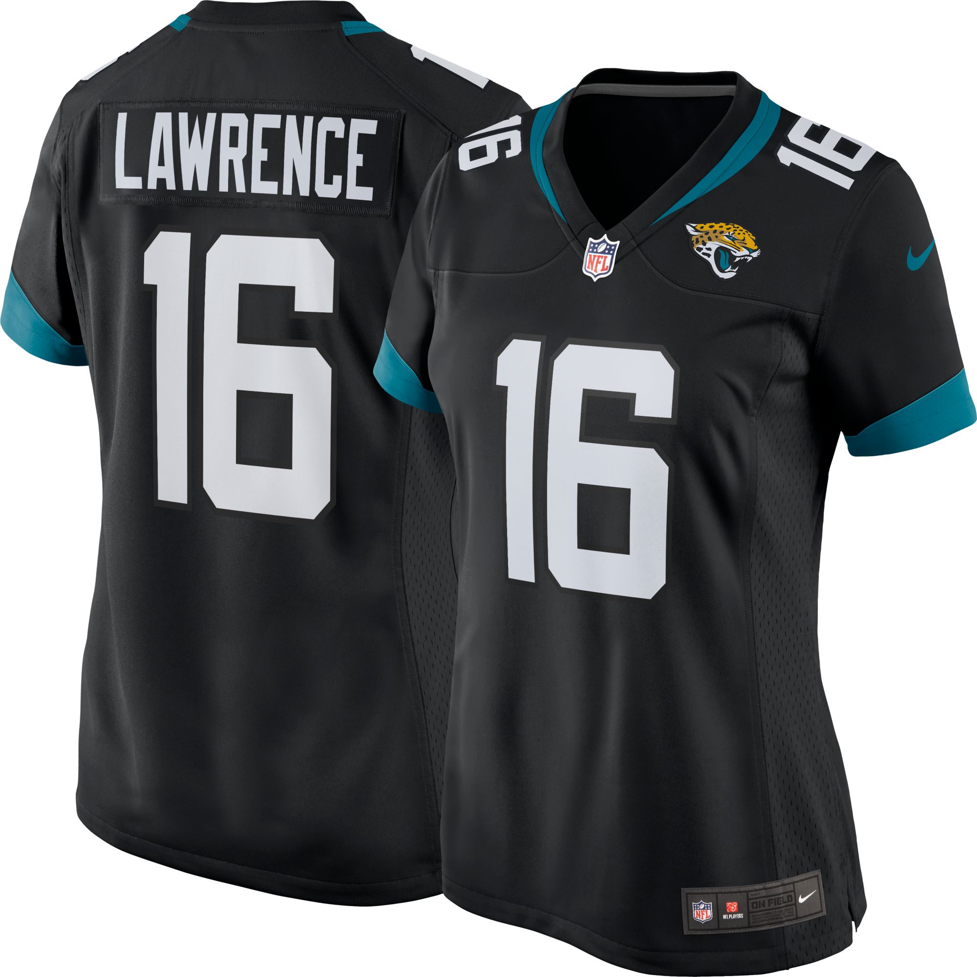 Nike Women's Jacksonville Jaguars Trevor Lawrence #16 Black Game Jersey - Official Jacksonville Merchandise