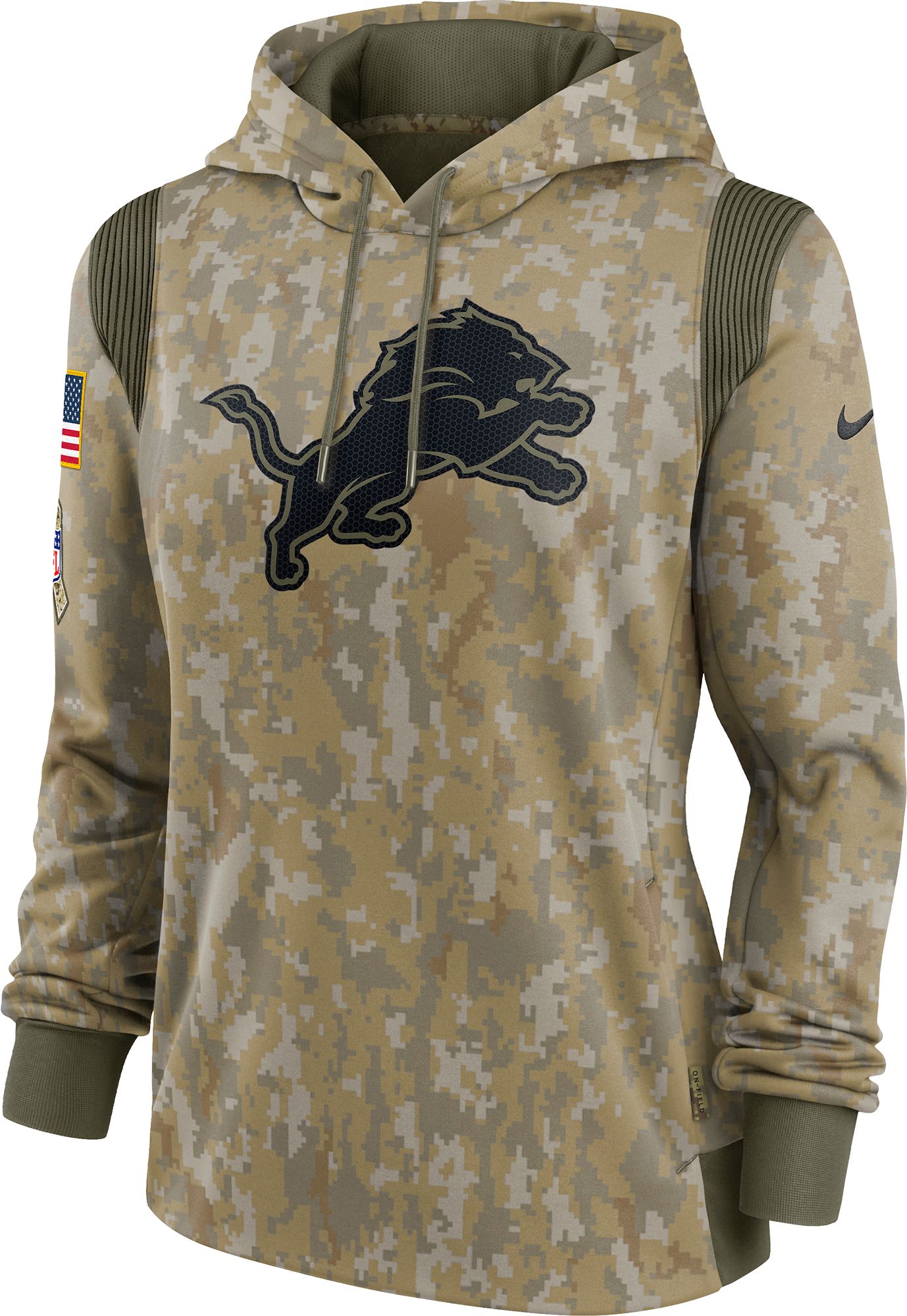 Women's Detroit Lions Salute to Service Camouflage Hoodie