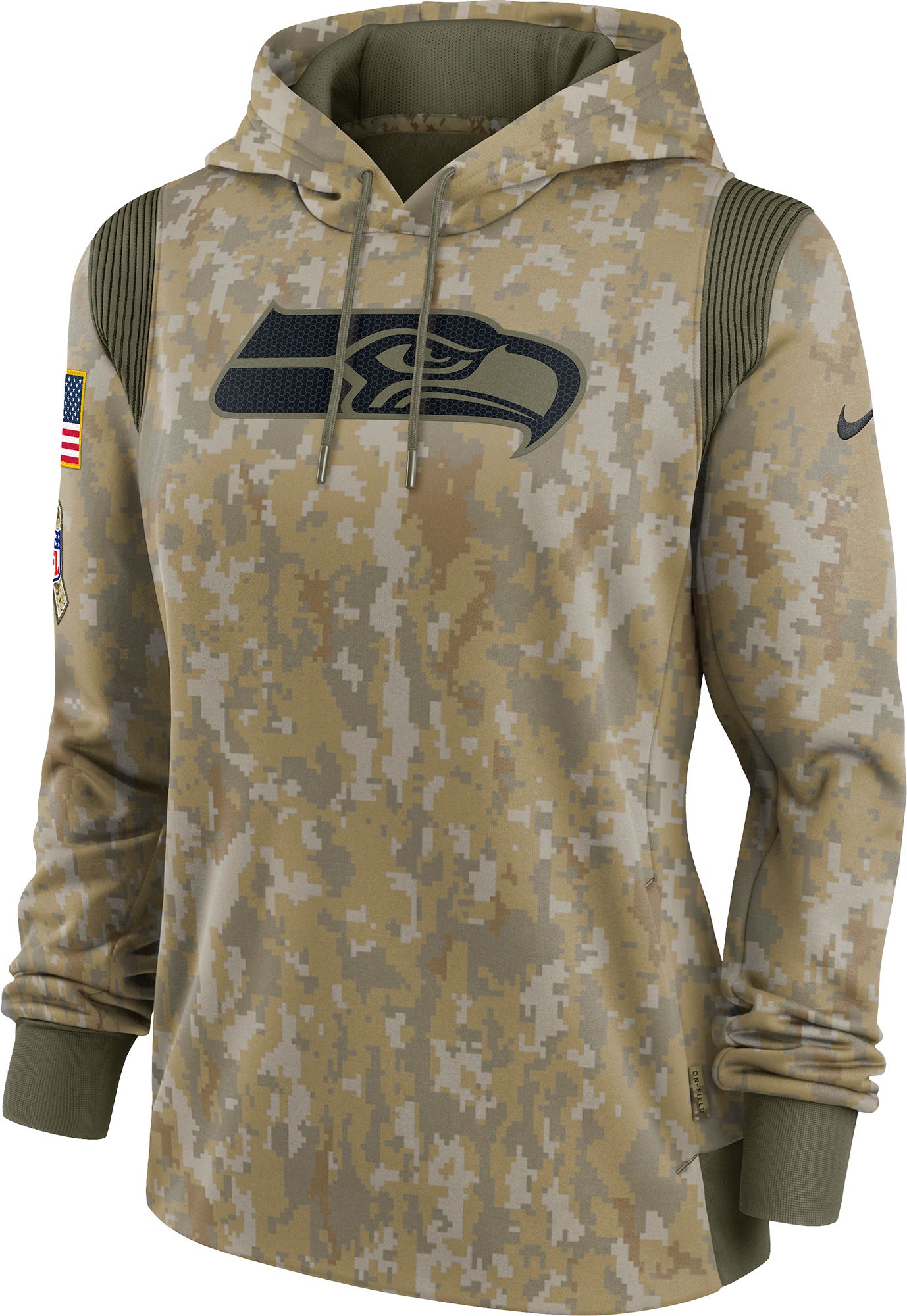 Seattle Seahawks Nike 2023 Salute to Service Hoodie - Mens