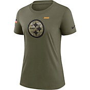 Nike Women's Pittsburgh Steelers Salute to Service Olive Legend T-Shirt