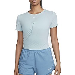 Nike Women's One Dri-FIT Luxe Twist Cropped Short-Sleeve Top