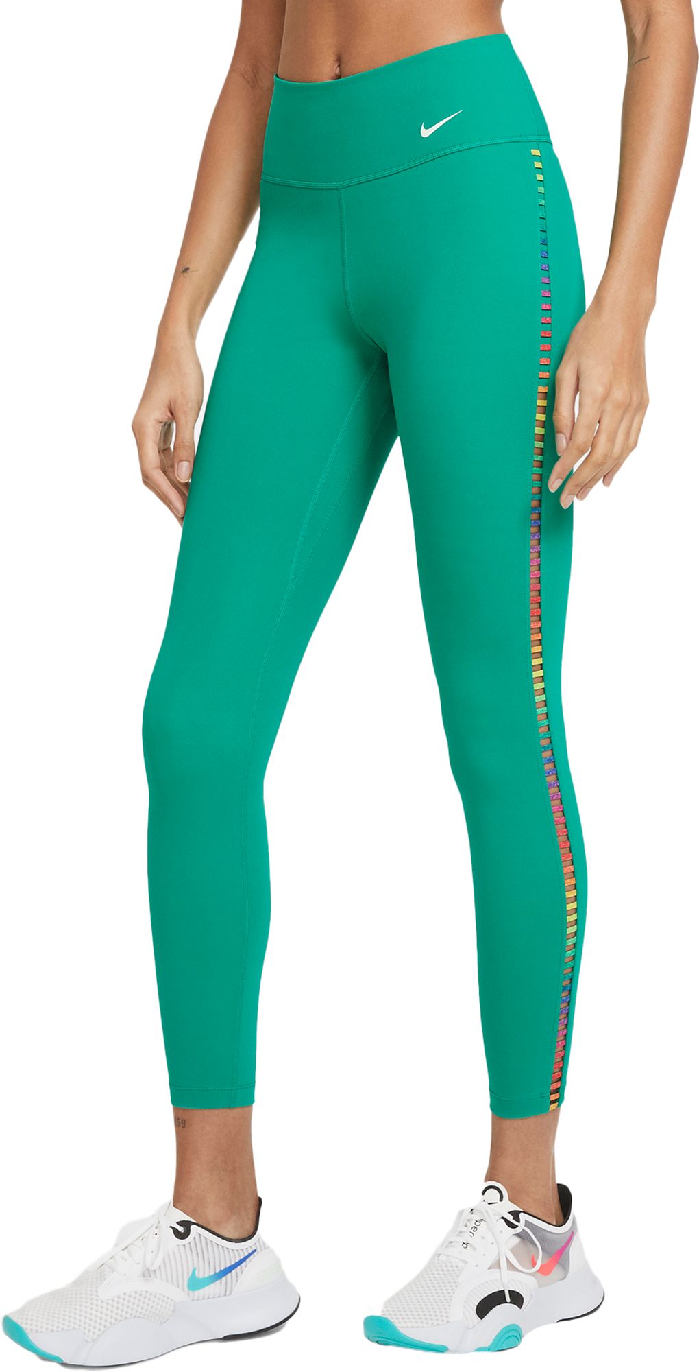 Nike / Women's One Rainbow Ladder 7/8 Leggings