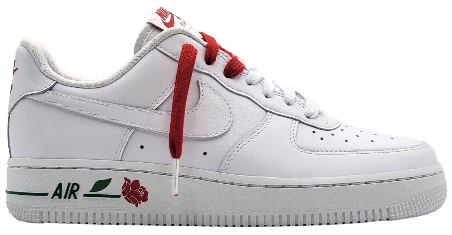 White/Sport Red