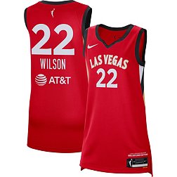 Nike Adult Las Vegas Aces A'ja Wilson Red Victory Explorer Jersey