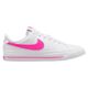 White/Laser Fuchsia