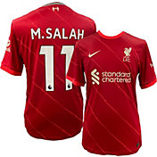 Nike Youth Liverpool FC Mohamed Salah #11 Breathe Stadium Home Replica Jersey