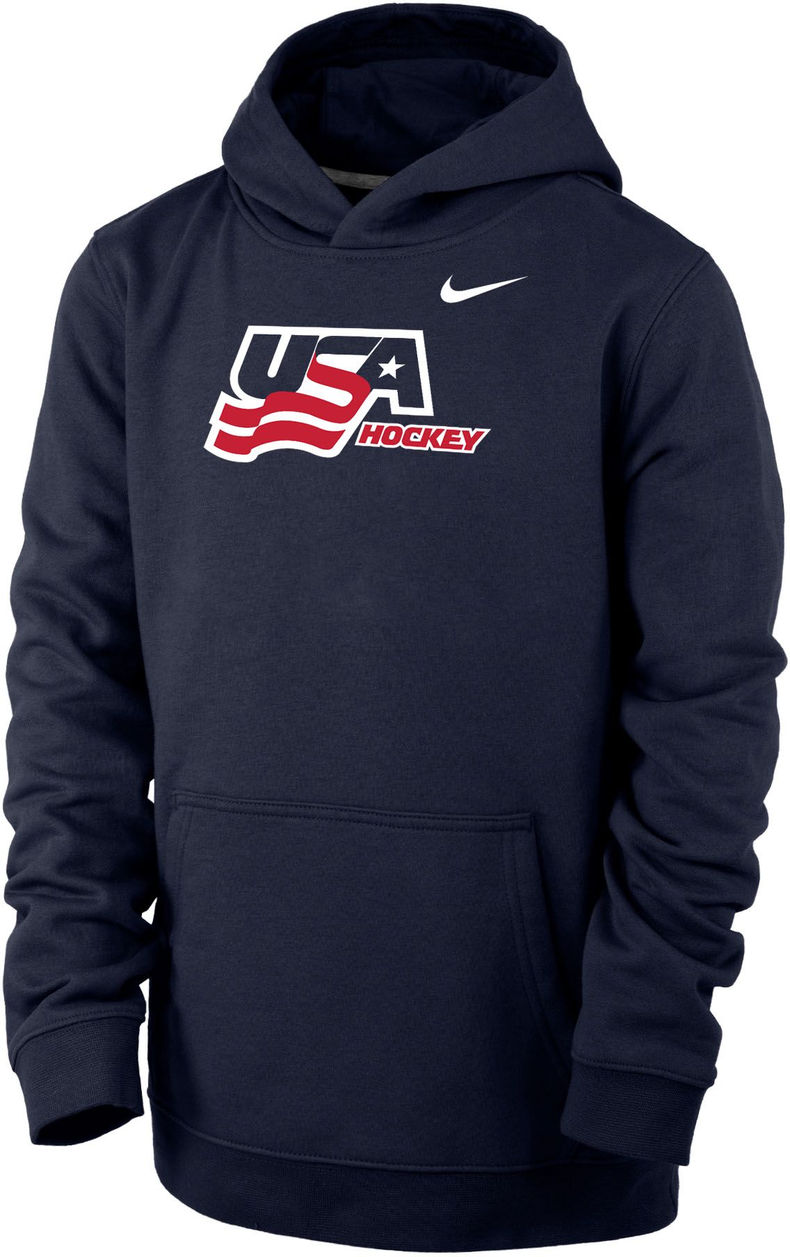 Youth Nike USA Hockey Club Fleece Hooded Sweatshirt