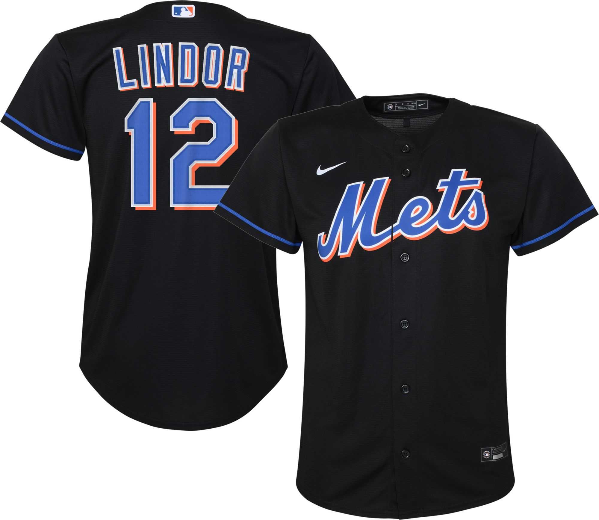 Men's Nike Jacob deGrom Royal New York Mets Alternate Replica Player Name Jersey, 4XL
