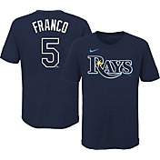 Outerstuff Youth Tampa Bay Rays Wander Franco #5 Navy T-Shirt