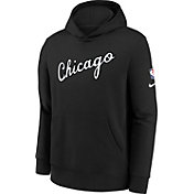 Nike Youth 2021-22 City Edition Chicago Bulls Black Essential Pullover Hoodie
