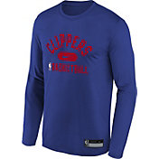 Nike Youth Los Angeles Clippers Blue Long Sleeve Practice Shirt