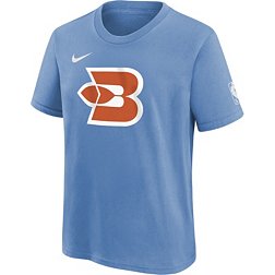 Nike Youth 2021-22 City Edition Los Angeles Clippers Blue Logo T-Shirt