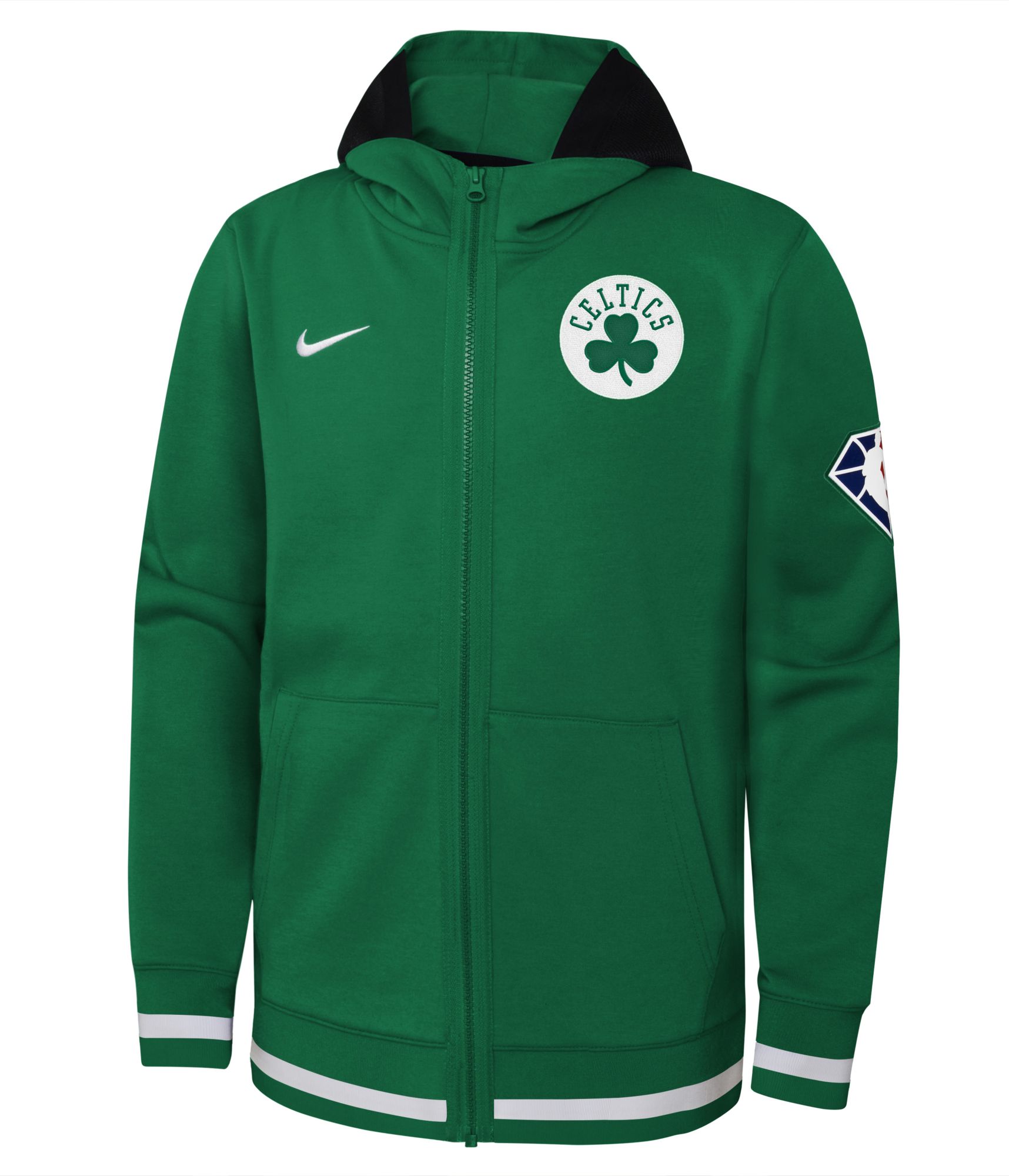 Boston Celtics Showtime Men's Nike Dri-FIT NBA Full-Zip Hoodie