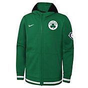 Nike Youth Boston Celtics Green Showtime Full Zip Hoodie