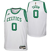 Nike Youth Boston Celtics Jayson Tatum #0 White Dri-FIT Swingman Jersey