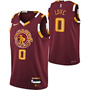 Nike Youth 2021-22 City Edition Cleveland Cavaliers Kevin Love #0 Red Swingman Jersey
