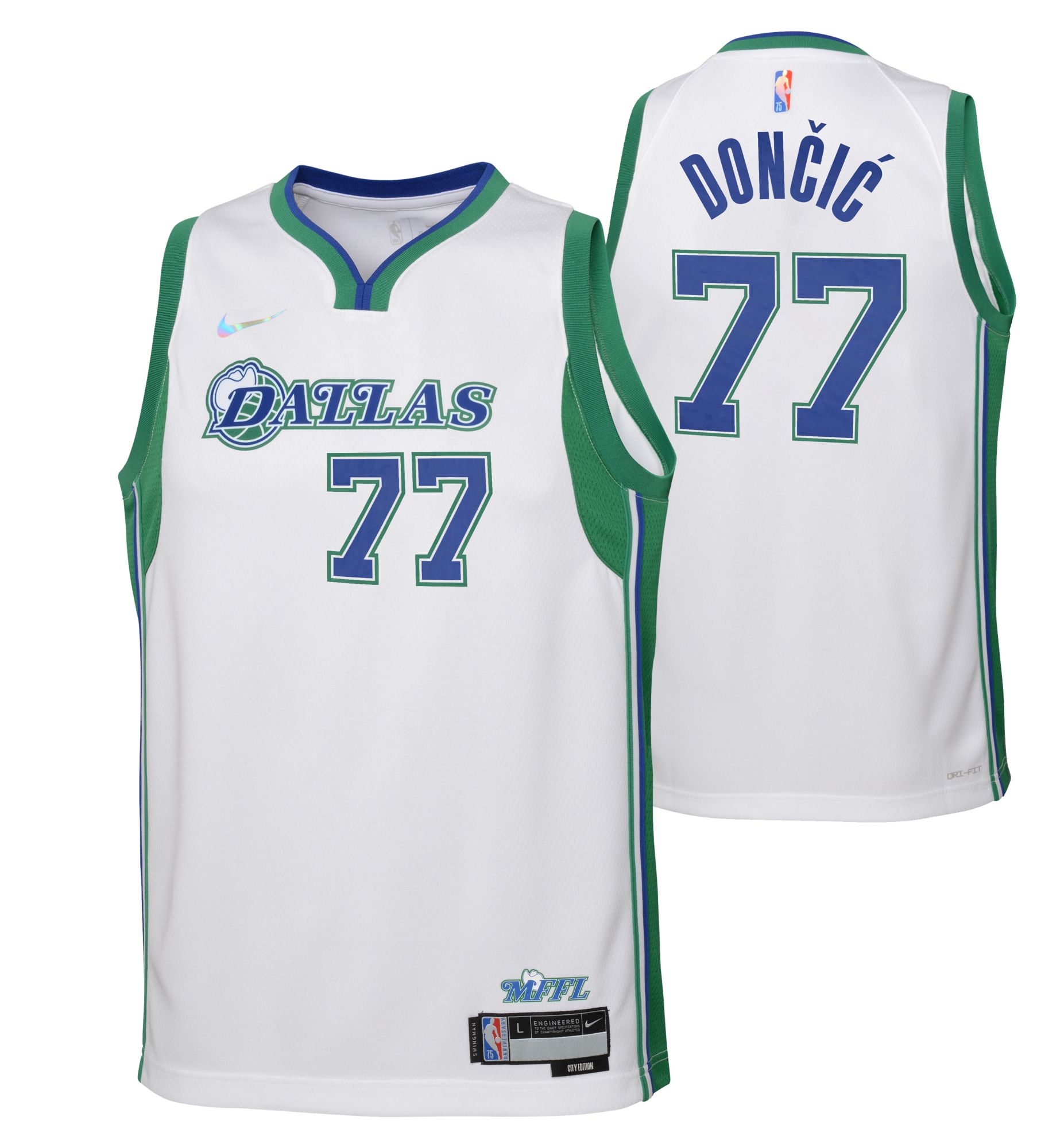 Luka Dončić Dallas Mavericks City Edition Big Kids' (Boys') NBA Swingman  Jersey.