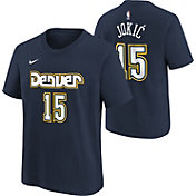 Nike Youth 2021-22 City Edition Denver Nuggets Nikola Jokic #15 Navy Player T-Shirt