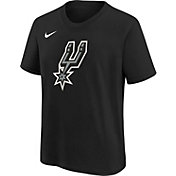 Nike Youth San Antonio Spurs Black Logo T-Shirt