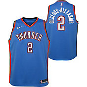 Nike Youth Oklahoma City Thunder Shai Gilgeous-Alexander #2 Blue Dri-FIT Swingman Jersey