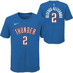 Nike Youth Oklahoma City Thunder Shai Gilgeous-Alexander #2 Blue Statement T-Shirt