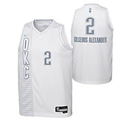 Nike Youth 2021-22 City Edition Oklahoma City Thunder Shai Gilgeous-Alexander #2 White Swingman Jersey