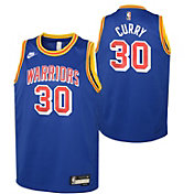Nike Youth Golden State Warriors Stephen Curry #30 Blue Dri-FIT Swingman Jersey