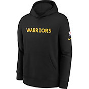 Nike Youth 2021-22 City Edition Golden State Warriors Black Essential Pullover Hoodie