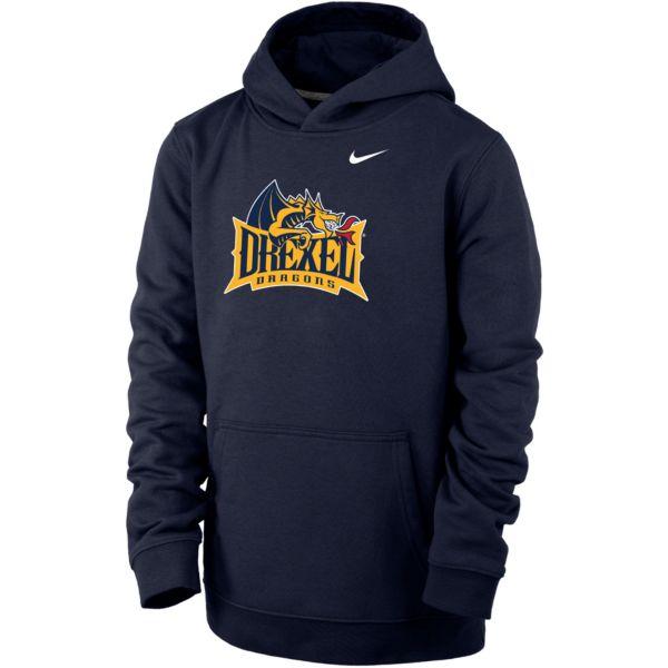 Nike Youth Drexel Dragons Blue Club Fleece Pullover Hoodie