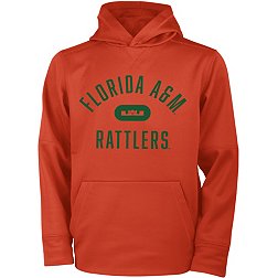 Nike x LeBron James Youth Florida A&M Rattlers Orange Basketball Therma Pullover Hoodie