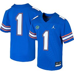 Jordan Youth Florida Gators #1 Blue Untouchable Football Jersey