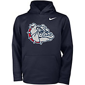 Nike Youth Gonzaga Bulldogs Navy Therma-FIT Pullover Hoodie