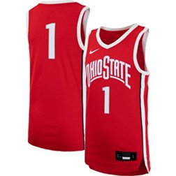 Nike Youth Ohio State Buckeyes #1 Scarlet Replica Basketball Jersey