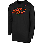Nike Youth Oklahoma State Cowboys Core Cotton Long Sleeve Black T-Shirt
