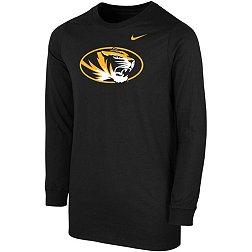 Nike Youth Missouri Tigers Core Cotton Long Sleeve Black T-Shirt
