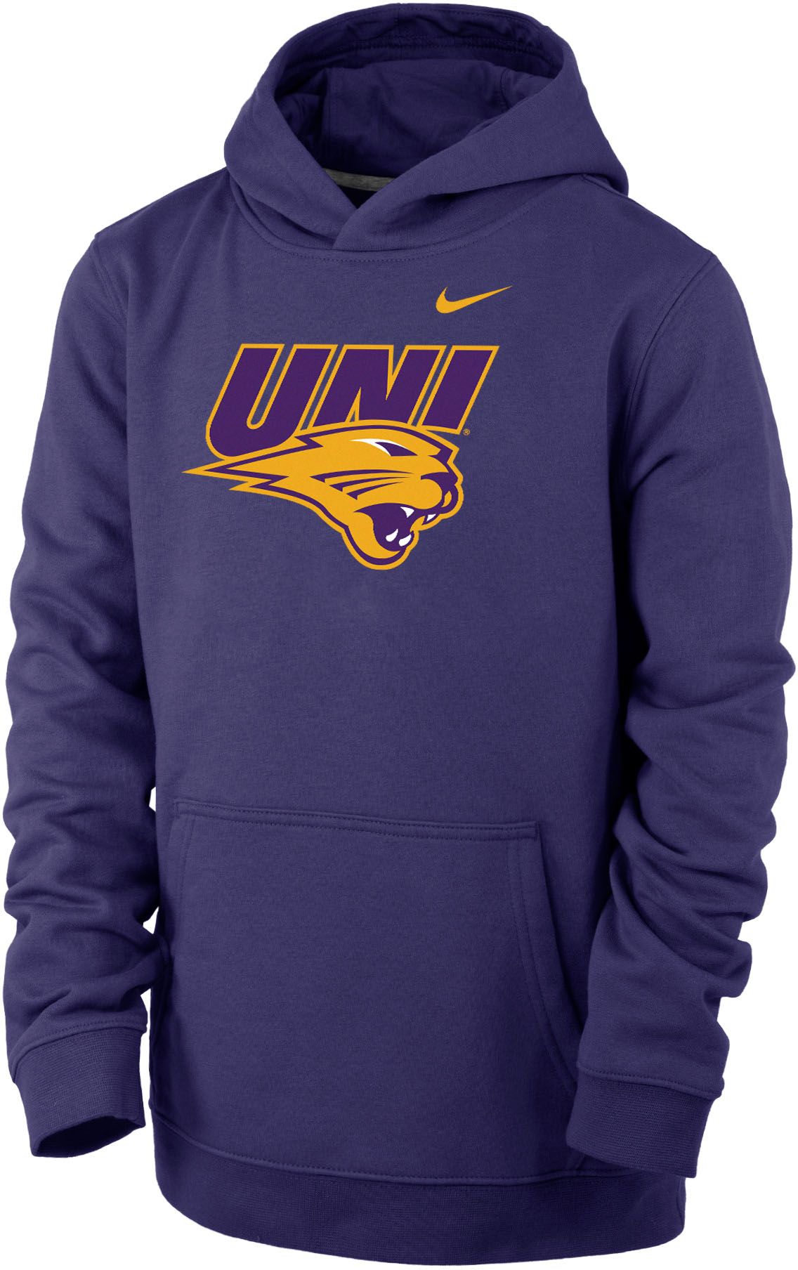 Nike Youth Northern Iowa Panthers  Purple Club Fleece Pullover Hoodie