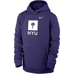 Nike Youth NYU Violets NYU Purple Club Fleece Pullover Hoodie