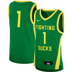 Nike Youth Oregon Ducks #1 Green Replica Basketball Jersey