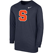 Nike Youth Syracuse Orange Blue Core Cotton Long Sleeve T-Shirt